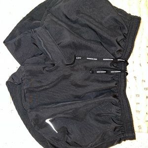 Black Nike athletic shorts